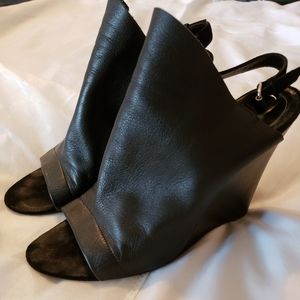 Balenciaga black wedges size 39.5